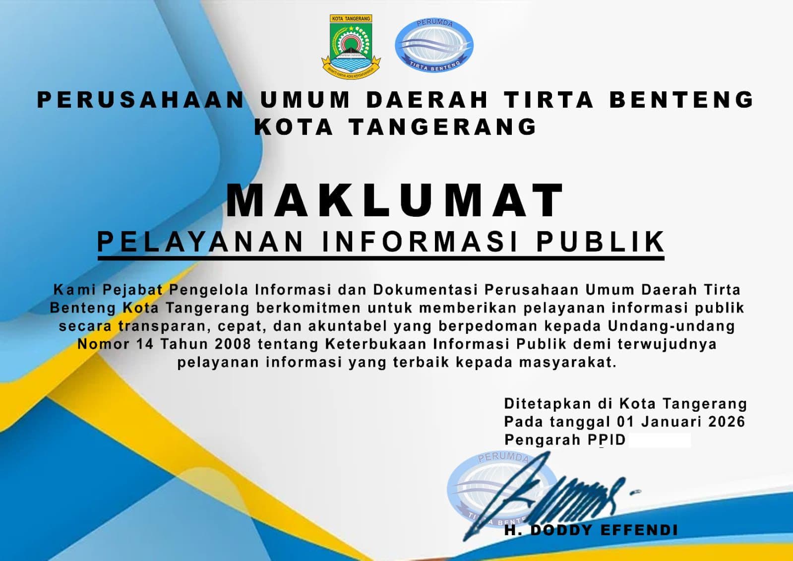 Maklumat Pelayanan